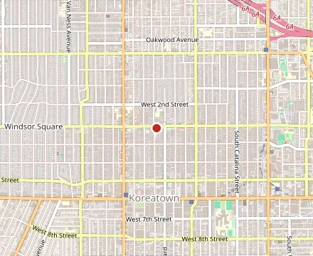 Map showing Yerim Korean BBQ