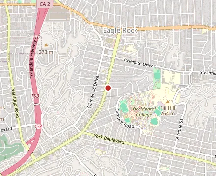 Map showing Pat & Lorraines Coffee Shop