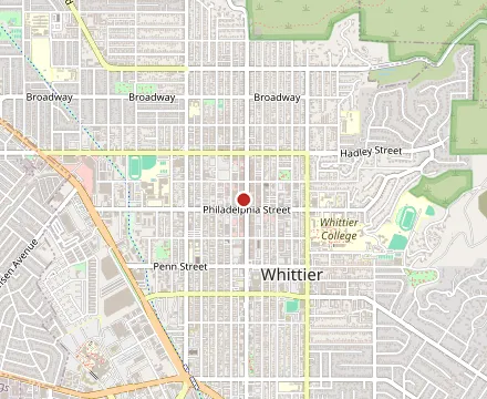 Map showing The Bottle Room