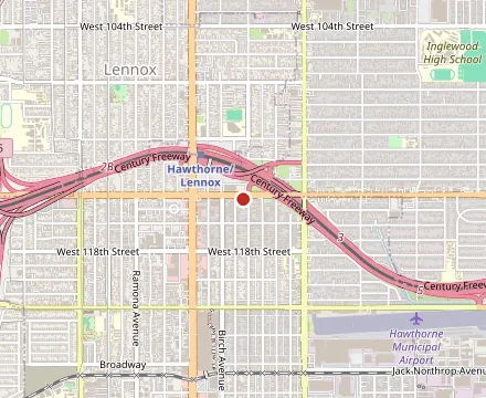Map showing Ricos Tacos El Tio