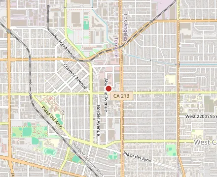 Map showing Teriyaki Inn - Torrance
