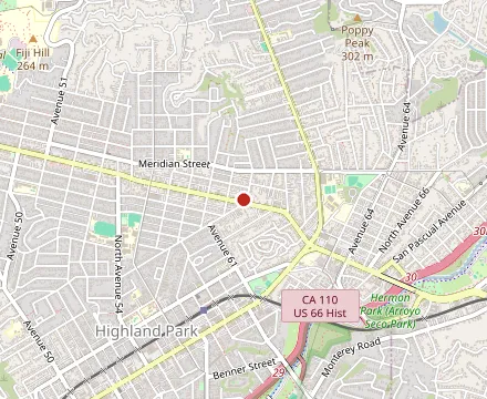 Map showing Maciel's Plant-Based Butcher & Deli