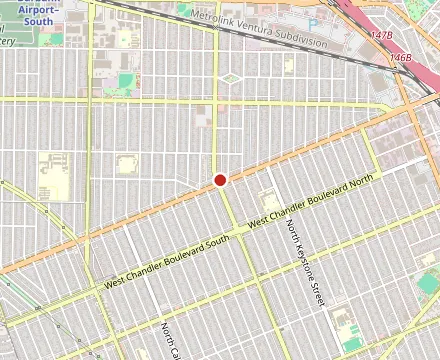 Map showing BB Café & Catering