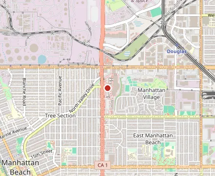 Map showing JOEY Manhattan Beach
