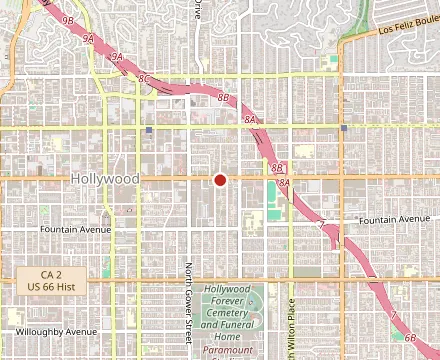 Map showing Pokeworks