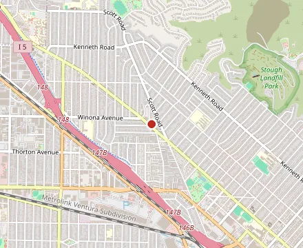 Map showing Aleppo Grill