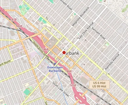 Map showing The Great Grill - Back to the 50's