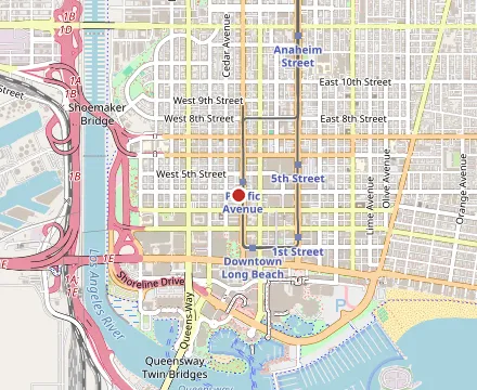 Map showing Cinco de Mayo Restaurant