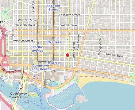 Map showing Padre