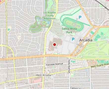 Map showing MEIZHOU DONGPO RESTAURANT Arcadia