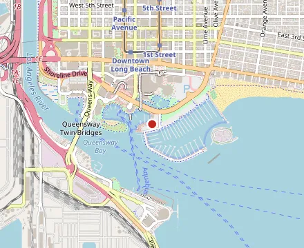 Map showing Shoreline Village