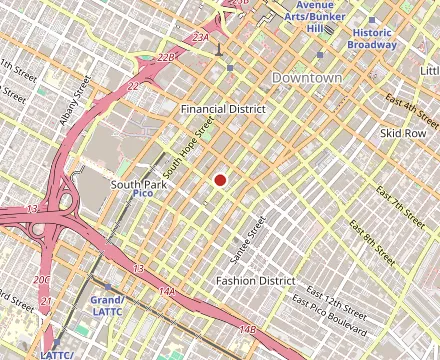 Map showing HABACHIHANA GRILL