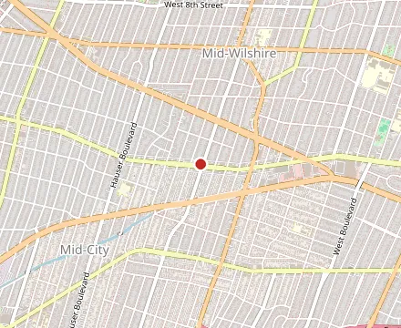 Map showing Falafel Queen