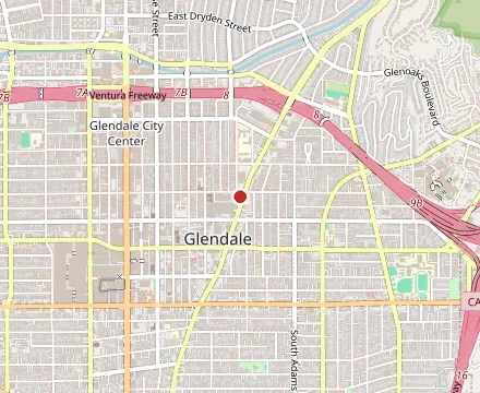 Map showing Rubio's Coastal Grill