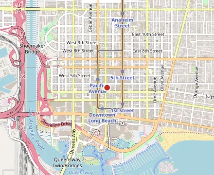 Map showing Hamburger Mary's