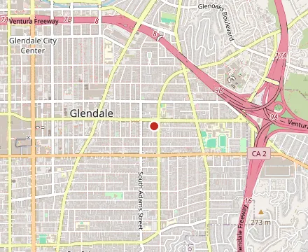Map showing Tasty Yerevan