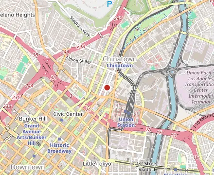 Map showing Mayflower Seafood Restaurant