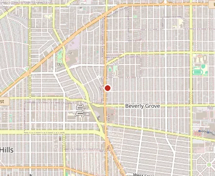 Map showing Real Food Daily