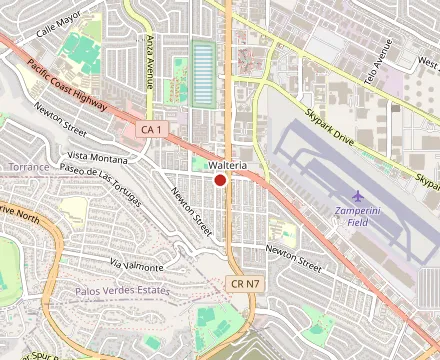 Map showing Aristo Cafe