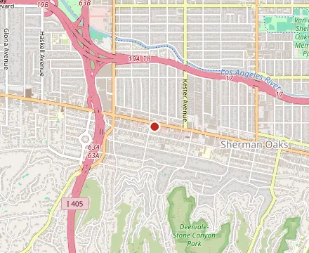 Map showing kai ramen sherman oaks