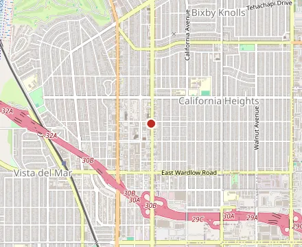 Map showing Jongewaard's Bake n Broil