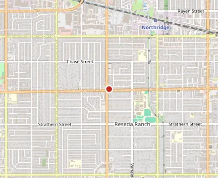 Map showing Jerk Wings Cafe