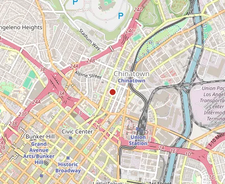 Map showing Thien Huong Restaurant