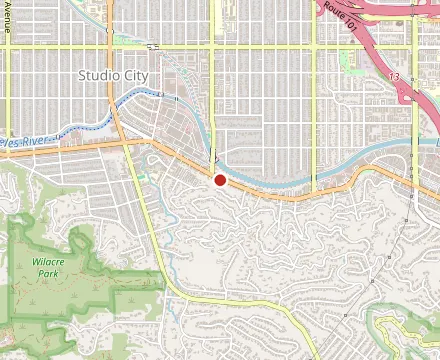 Map showing Sushi Katsu-ya (Studio City)
