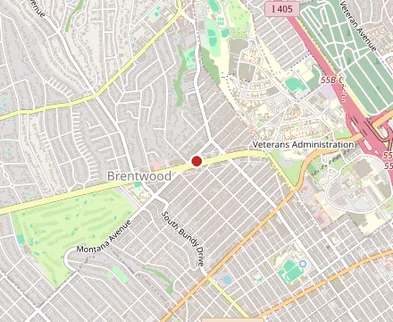 Map showing Katsuya Brentwood