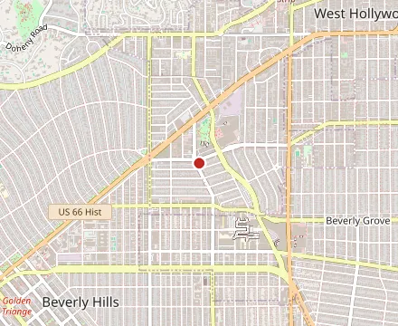 Map showing Cecconi's West Hollywood