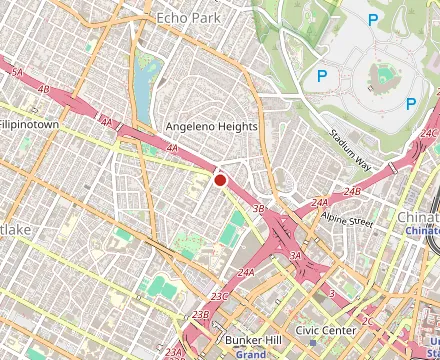 Map showing The Park's Finest