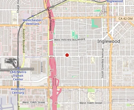 Map showing Lax Tacos