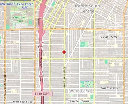 Map showing Santa Rosa Restaurant