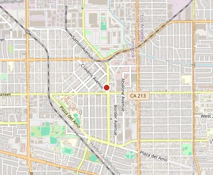 Map showing The Crest Sports Bar & Grill