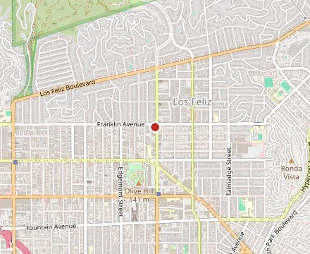 Map showing House of Pies
