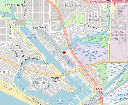 Map showing Tantalum Restaurant