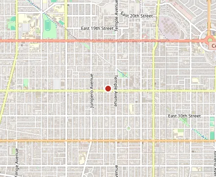 Map showing Omega Drive-In