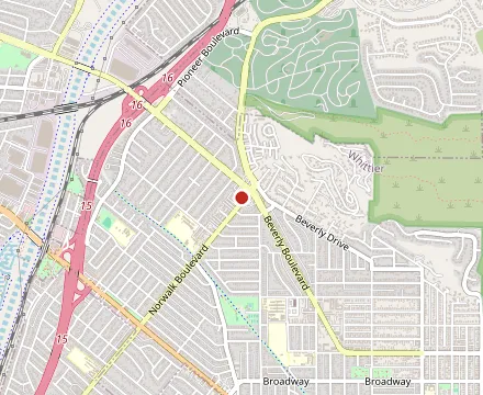 Map showing Delicious Big D's Burgers inc