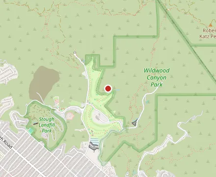 Map showing DeBell Golf Club