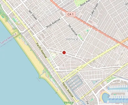 Map showing The Butcher's Daughter