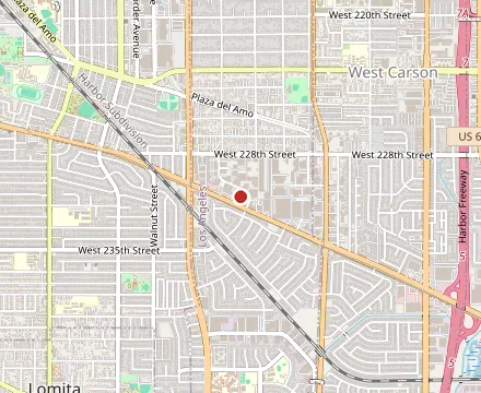 Map showing Aria's Grill