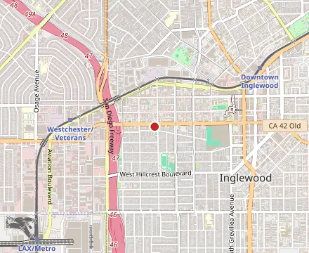 Map showing Bravo’s Char Burger