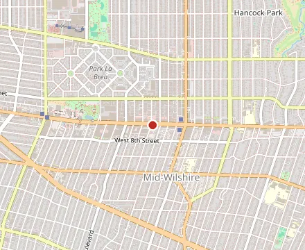 Map showing Yuko Kitchen Miracle Mile
