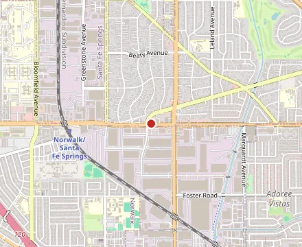 Map showing Simply Poke