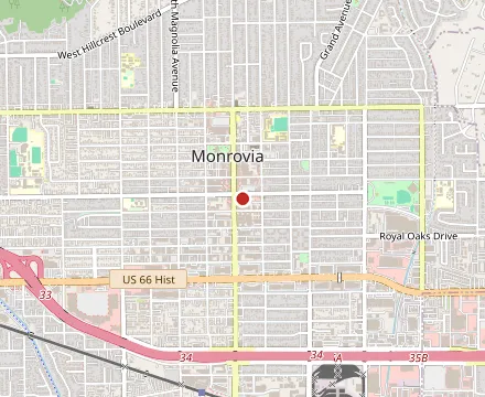 Map showing 38 Degrees Ale House & Grill