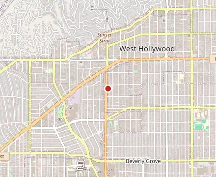 Map showing Vito's Pizza
