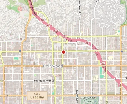 Map showing Wood & Vine