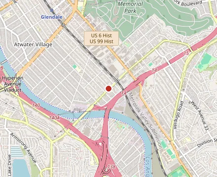 Map showing El Amoroso