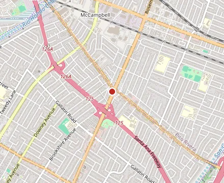 Map showing Arthur's Restaurant