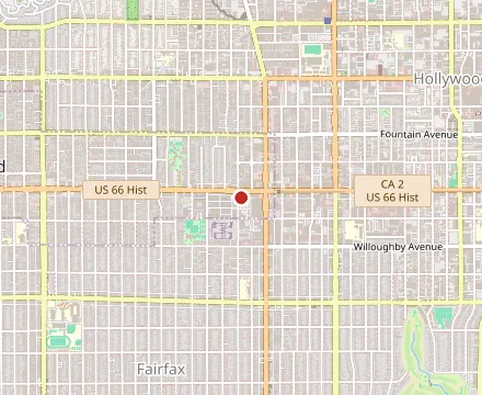 Map showing The Formosa Cafe